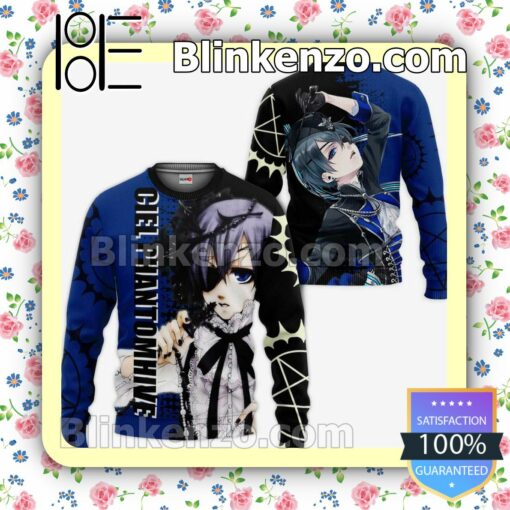 Ciel Phantomhive Black Butler Anime Personalized T-shirt, Hoodie, Long Sleeve, Bomber Jacket a