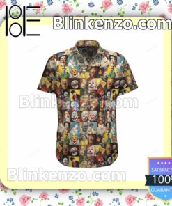Circus Clown Collage Summer Shirts