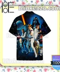 Classic Star Wars Poster Darth Vader Galaxy Summer Hawaiian Shirt, Mens Shorts a