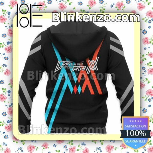 Code 002 Zero Two Darling In The Franxx Anime Personalized T-shirt, Hoodie, Long Sleeve, Bomber Jacket x