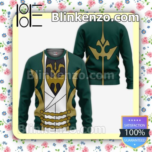 Code Geass Gino Weinberg Costume Anime Personalized T-shirt, Hoodie, Long Sleeve, Bomber Jacket a