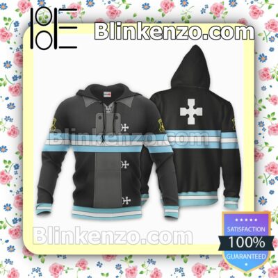 Company 8 Fire Force Uniform Anime Personalized T-shirt, Hoodie, Long Sleeve, Bomber Jacket b