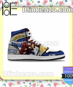 Cool Classic BNHA Lemillion Custom Anime My Hero Academia Solid Color Line Air Jordan 1 Mid Shoes b