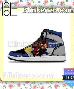 Cool Classic My Hero Academia BNHA Lemillion Solid Color Line Air Jordan 1 Mid Shoes
