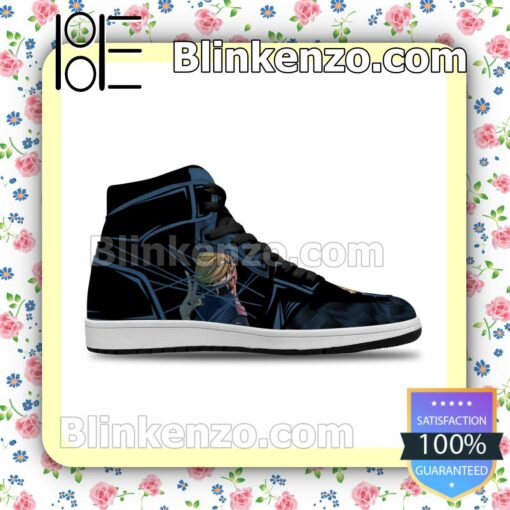 Cool Classic My Hero Academia Best Jeanist Solid Color Line Air Jordan 1 Mid Shoes b