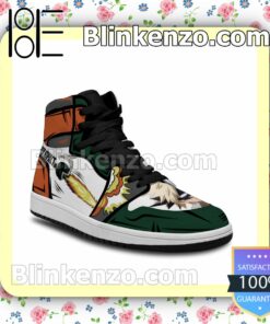 Cool Classic My Hero Academia Katsuki Bakugou Solid Color Line Air Jordan 1 Mid Shoes a