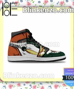 Cool Classic My Hero Academia Katsuki Bakugou Solid Color Line Air Jordan 1 Mid Shoes b