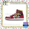 Cool Classic One Piece Luffy Solid Color Line Air Jordan 1 Mid Shoes