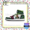 Cool Classic One Piece,Zoro Solid Color Line Air Jordan 1 Mid Shoes