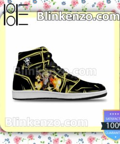 Cool Classic Vinsmoke Sanji Diable Jambe Custom Anime One Piece Solid Color Line Air Jordan 1 Mid Shoes b