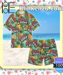 Coors Light Floral Unisex Summer Hawaiian Shirt a