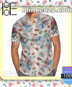 Coors Light Summer Hawaiian Shirt, Mens Shorts