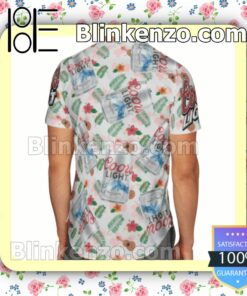 Coors Light Summer Hawaiian Shirt, Mens Shorts a