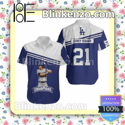 Corey Seager 5 Los Angeles Dodgers Champions Summer Shirt