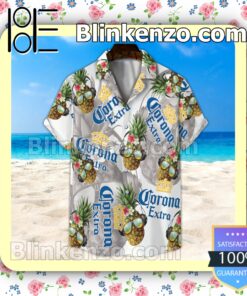 Corona Extra Funny Pineapple Unisex Summer Hawaiian Shirt