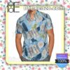 Corona Hard Seltzer Flowery Light Blue Summer Hawaiian Shirt, Mens Shorts