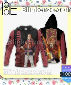 Crimson Lion Fuegoleon Vermillion Black Clover Anime Personalized T-shirt, Hoodie, Long Sleeve, Bomber Jacket b