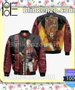 Crimson Lion Fuegoleon Vermillion Black Clover Anime Personalized T-shirt, Hoodie, Long Sleeve, Bomber Jacket c