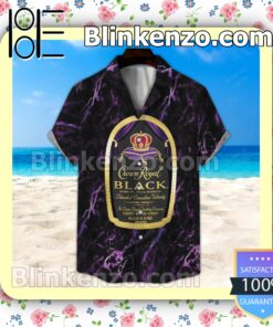 Crown Royal Black Summer Hawaiian Shirt