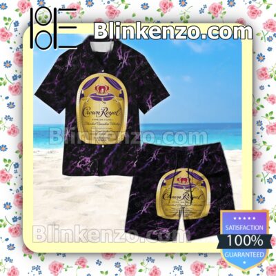 Crown Royal Fine De Luxe Summer Hawaiian Shirt a