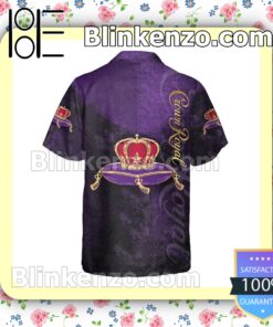 Crown Royal Original Purple Summer Hawaiian Shirt b
