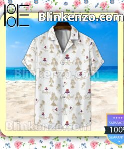 Crown Royal Palm Tree White Summer Hawaiian Shirt