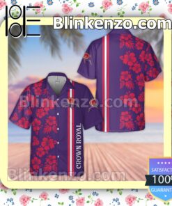 Crown Royal Purple Summer Hawaiian Shirt