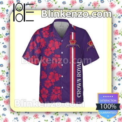 Crown Royal Purple Summer Hawaiian Shirt b