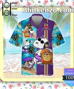 Crown Royal Snoopy Dog Holiday Surfing Summer Hawaiian Shirt a