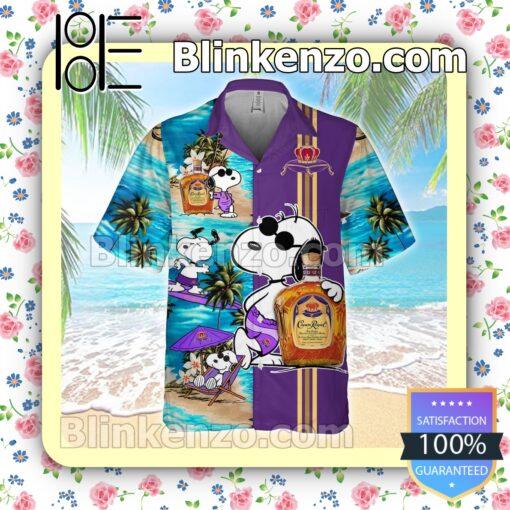 Crown Royal Snoopy Dog Summer Hawaiian Shirt a