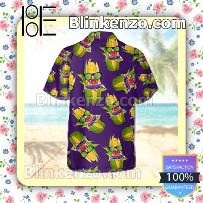 Crown Royal Swag Corn Purple Summer Hawaiian Shirt a