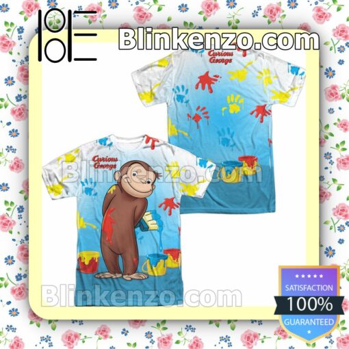 Curious George Paint All Over Gift T-Shirts