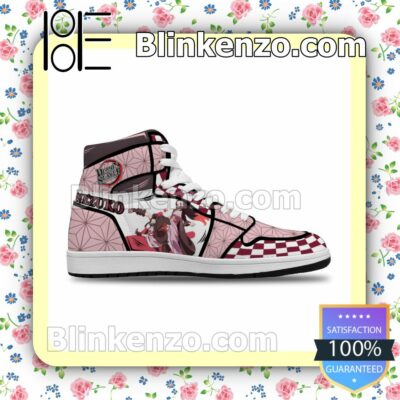 DEMON SLAYER DS Nezuko Air Jordan 1 Mid Shoes a