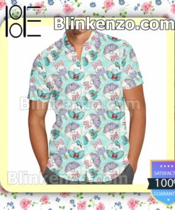 Daisy And Donald Treats Disney Cartoon Graphics Inspired Summer Hawaiian Shirt, Mens Shorts