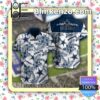 Dallas Cowboys Navy Flowers And Palm Leaves Tropical Summer Shirts