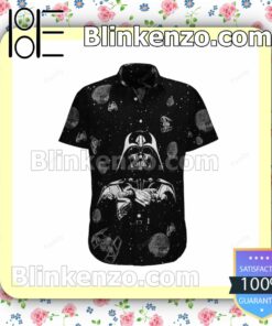 Dark Vader Particles On Black Summer Shirts