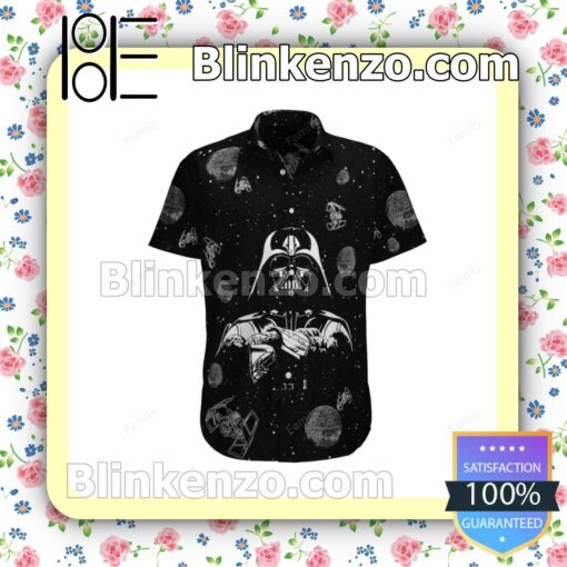 Dark Vader Particles On Black Summer Shirts