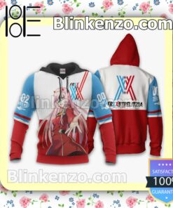Darling In The Franxx Code 002 Zero Two Anime Personalized T-shirt, Hoodie, Long Sleeve, Bomber Jacket