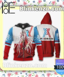 Darling In The Franxx Code 002 Zero Two Anime Personalized T-shirt, Hoodie, Long Sleeve, Bomber Jacket a