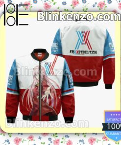 Darling In The Franxx Code 002 Zero Two Anime Personalized T-shirt, Hoodie, Long Sleeve, Bomber Jacket c