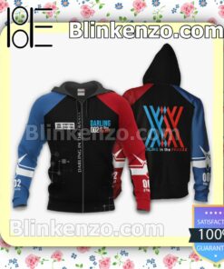 Darling In The Franxx Zero Two Code 002 Anime Personalized T-shirt, Hoodie, Long Sleeve, Bomber Jacket