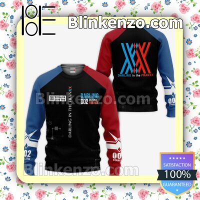 Darling In The Franxx Zero Two Code 002 Anime Personalized T-shirt, Hoodie, Long Sleeve, Bomber Jacket a