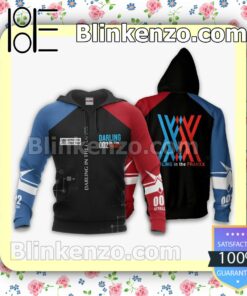 Darling In The Franxx Zero Two Code 002 Anime Personalized T-shirt, Hoodie, Long Sleeve, Bomber Jacket b