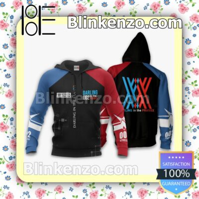 Darling In The Franxx Zero Two Code 002 Anime Personalized T-shirt, Hoodie, Long Sleeve, Bomber Jacket b