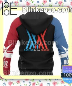 Darling In The Franxx Zero Two Code 002 Anime Personalized T-shirt, Hoodie, Long Sleeve, Bomber Jacket x