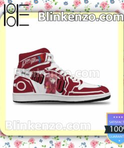 Darling In The Franxx Zero Two Code 002 Custom Air Jordan 1 Mid Shoes a
