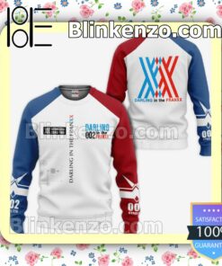 Darling In The Franxx Zero Two Costume Code 002 Anime Personalized T-shirt, Hoodie, Long Sleeve, Bomber Jacket a