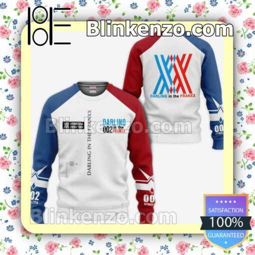 Darling In The Franxx Zero Two Costume Code 002 Anime Personalized T-shirt, Hoodie, Long Sleeve, Bomber Jacket a