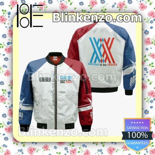 Darling In The Franxx Zero Two Costume Code 002 Anime Personalized T-shirt, Hoodie, Long Sleeve, Bomber Jacket c