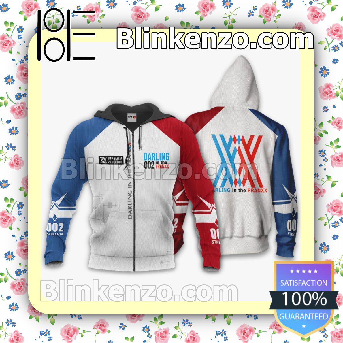 Darling In The Franxx Zero Two Costume Code 002 Anime Personalized T-shirt, Hoodie, Long Sleeve, Bomber Jacket